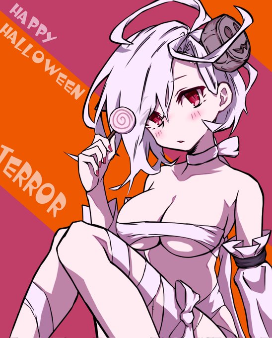 ハロウィンの絵どうしようね…🤔
(去年はテラーちゃん描いてた) 