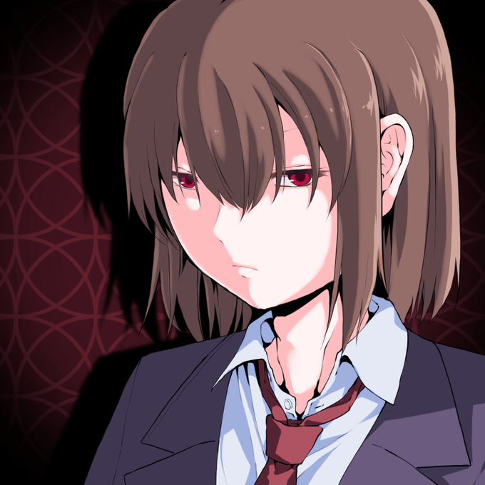 なんとなく正方形で描いてたら古のキャラソンのジャケみたいになった 