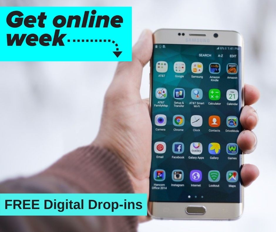 OldhamCouncil's tweet photo. Need some help with your digital device?
Visit one of our FREE Digital Drop-in sessions and see if our Digital Assistant, Hassan, can help with your smartphone, PC or laptop,
Oldham Library every Tuesday to Thursday from 10-11.30am.
#GetOnlineWeek #Oldham #OldhamLibraries https://t.co/m0Peg0xHAS