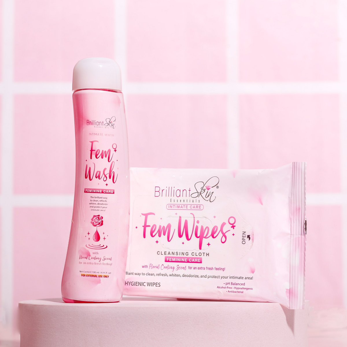 brilliantskinph's tweet photo. Give your #intimatearea the care it deserves! ✨
Brilliant Fem Wash and Fem Wipes are expertly formulated to maintain the pH balance in your intimate area. These are also:
✔️ Alcohol-free
✔️ Hypoallergenic
✔️ Antibacterial
#femwash #femwipes #brilliantskinessentials https://t.co/HffGkhoKrI