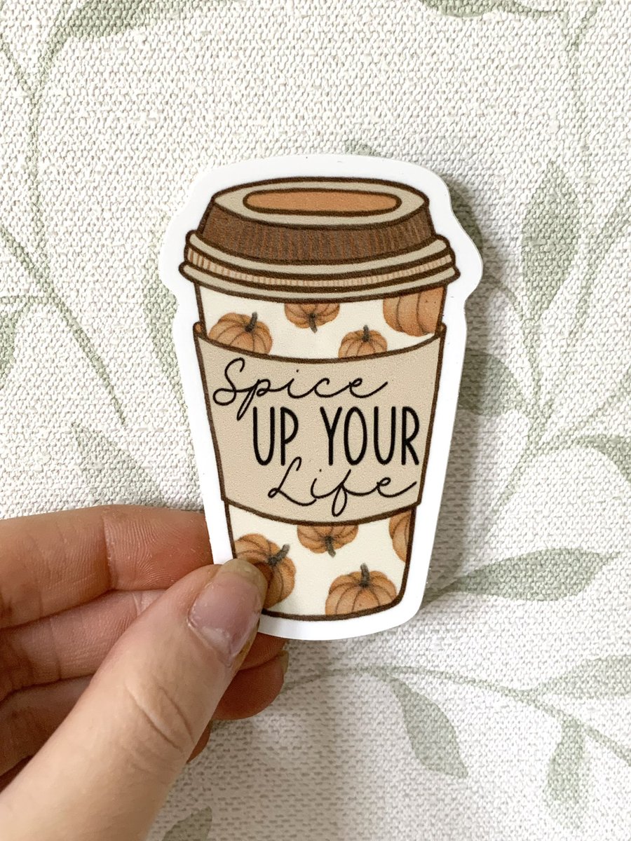 TaylerWillcox's tweet photo. Morning all, happy #Wednesday 🤍 

There’s plenty of #prints still available in my #etsystore, every order will receive a #free #spicedlatte sticker for the month of October and be sent via 1st class delivery! 🧋 

#EarlyBiz #ArtistOnTwitter #wednesdaythought #Sticker https://t.co/eMyeQoSUat