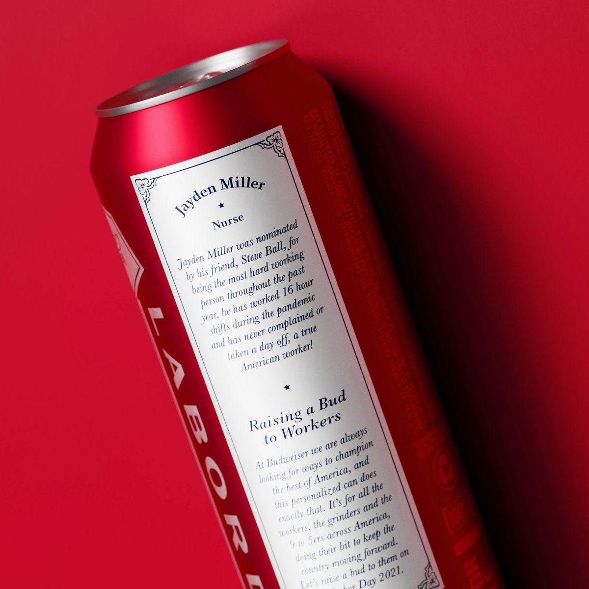 Deuce Studio <a href="/deucestudio/">Deuce Studio</a> - Deuce Studio Creates Raise a Bud Campaign and Limited Edition Can for Budweiser and Labor Day 2021 
.
worldbranddesign.com/deuce-studio-c…
.
#beer #typography #agency #branddesign #brandidentity #packagingdesign #graphicdesign #worldbranddesign #WBDSAwards #wbds