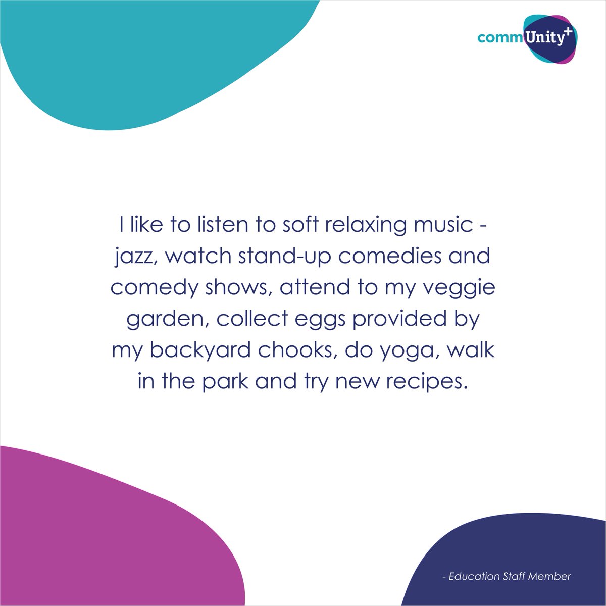 Comm_Unity_Plus's tweet image. #wellnesswednesdays