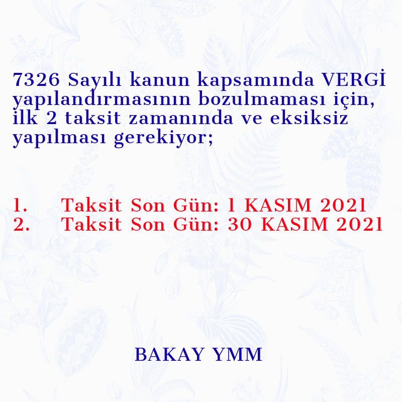 Son Ödeme Gününüzü Kaçırmayın ! 🤝
#bakayymm #bakay #ymm #yeminlimalimüşavir