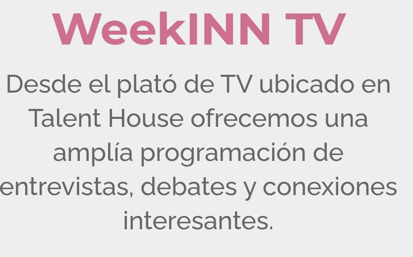 Inigolaizola's tweet photo. En el canal #WeekINNTV @FomentoSS disponibles charlas con invitados de lujo, sobre #tecnología #talento #empresa #innovación y más... hoy miércoles 20 contamos con las ponencias de @AliciaPomares @XavierMarcet @XavierFerras https://t.co/vXFvsOOoFm https://t.co/eYI5bCWVF0