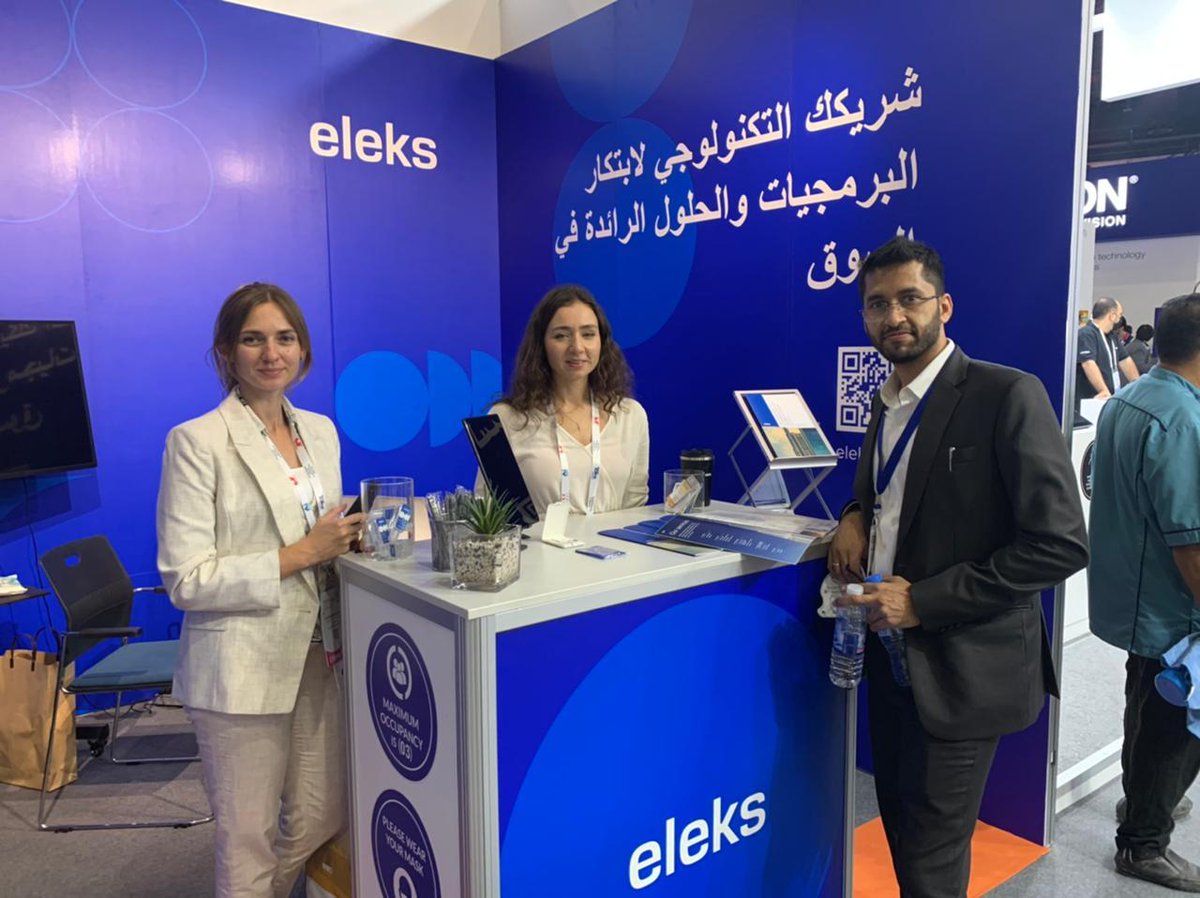 graffersid's tweet image. Met with team Eleks at GITEX Global in Dubai. 

 #GITEX2021  #TechnologyWeek #GITEXGlobal #Gitextechnologyweek  #GraffersID #Dubai