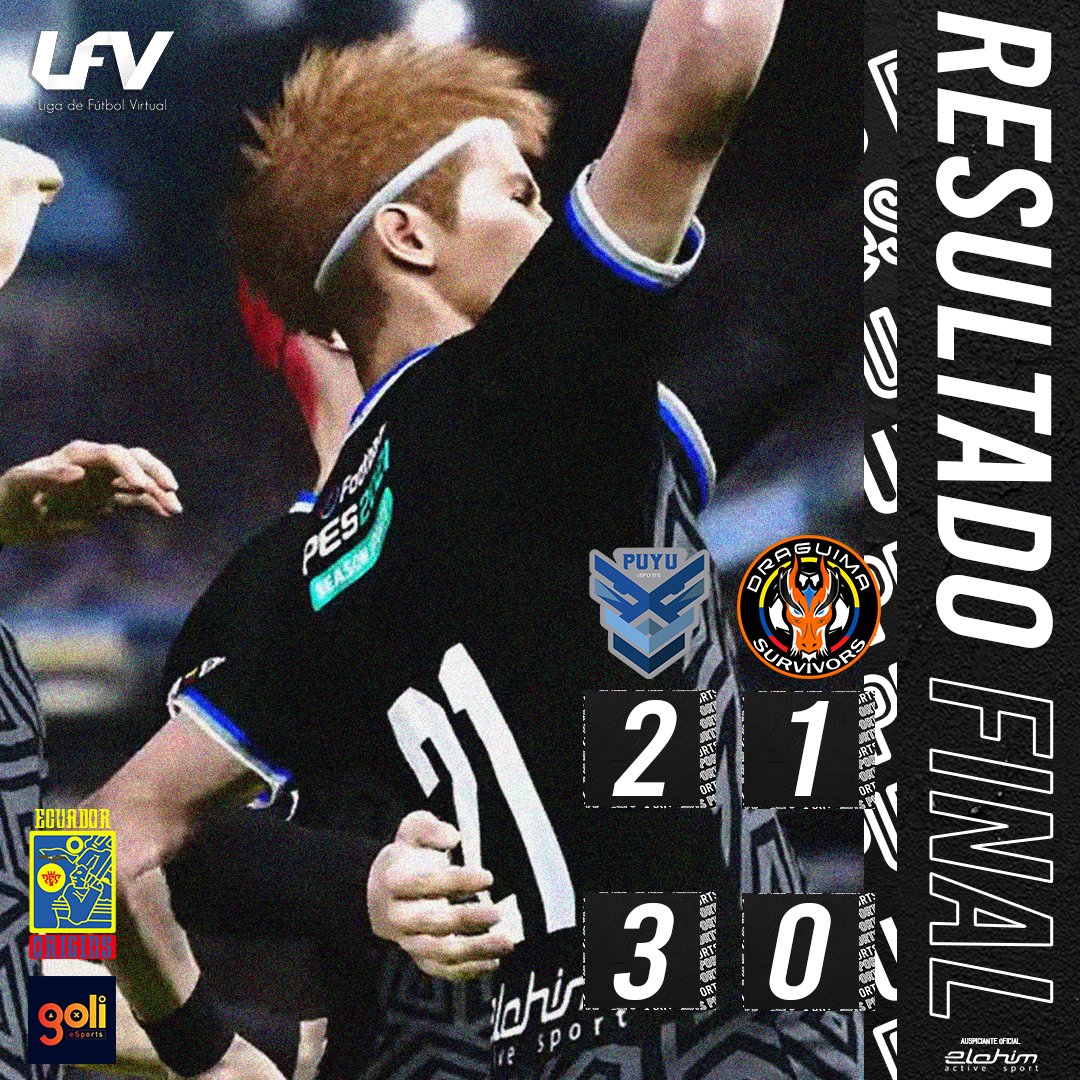 ¡VICTORIA DE PUYU!

#ElEquipoDeLaCiudad se impone
2️⃣-1️⃣Con goles de Josue, el Doc Murillo.

3️⃣-0️⃣Palomo Quiroz abre el marcador,seguido de Monik que pone la 2da y para cerrar el Doc Murillo

 #ElEquipoDeTodos ⚫️🔵⚪️

#VamosPuyu