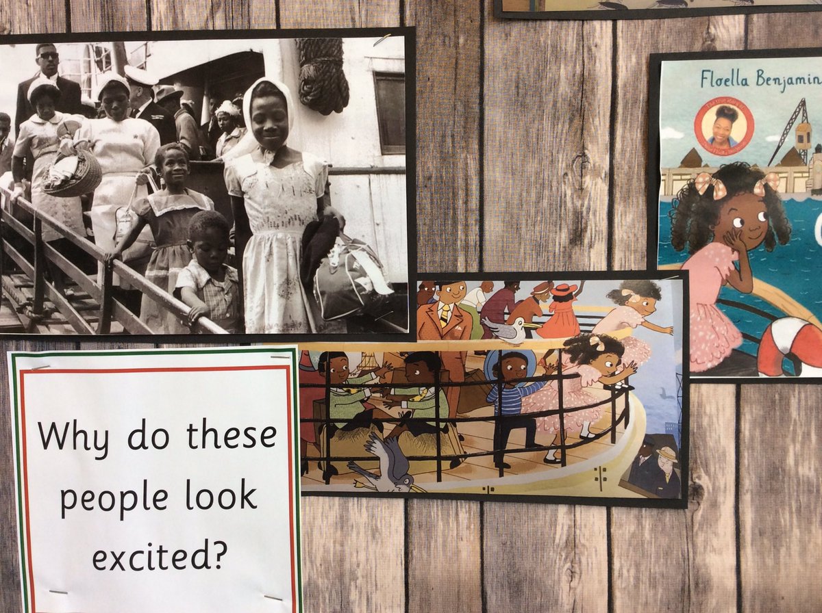 CamelotBourne's tweet photo. Y4 have been imagining they are on board The Empire Windrush #BlackHistoryMonth2021 @Broadwoodschool https://t.co/v7ayTTsz2Q