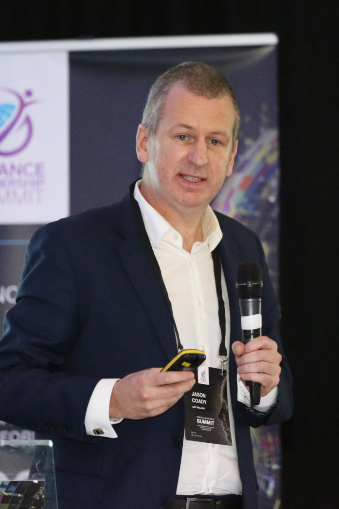InvestnetEvents's tweet photo. A fascinating presentation on "Intelligent Finance driving sustainable business" with lots of empirical evidence from Jason Coady, CFO @SAPUKIreland  #FinanceSummit21 https://t.co/CDq9TAd8nU