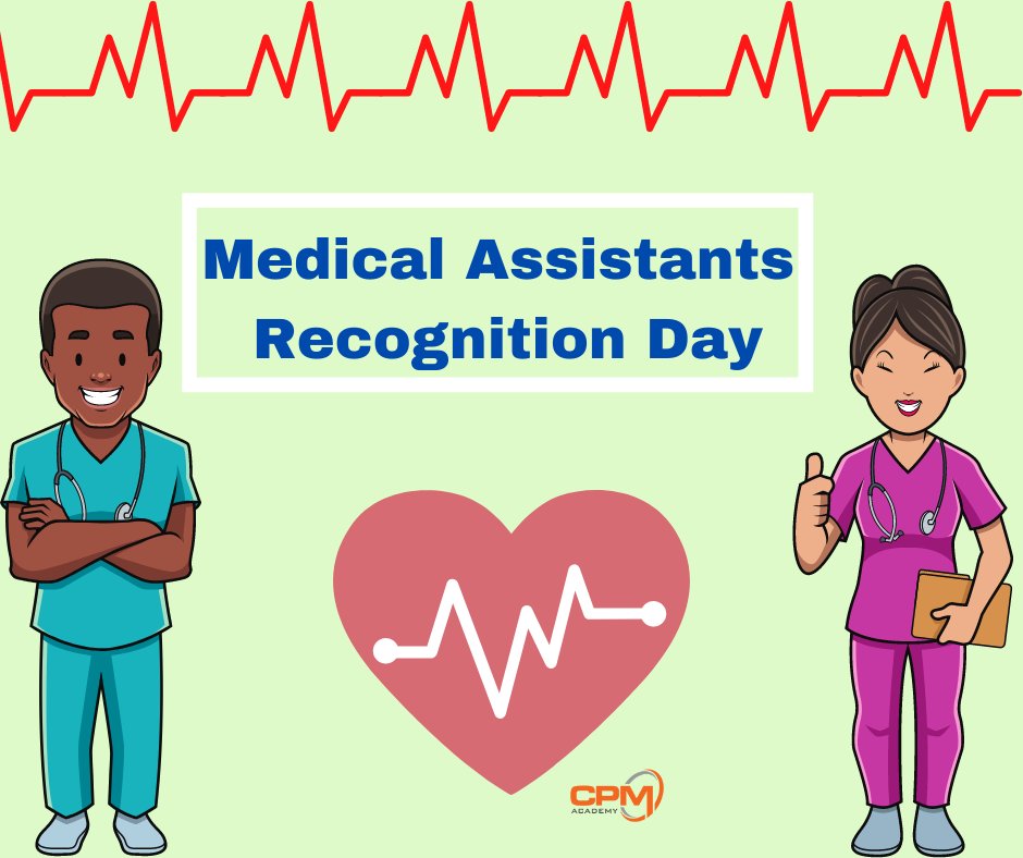 On this day we want to recognize all of those who are Medical Assistants and are present day by day to help us and ensure our health, especially in these difficult times where they stand as front line workers. 

#MedicalAssistantsRecognitionDay  #MedicalAssistants #frontliners