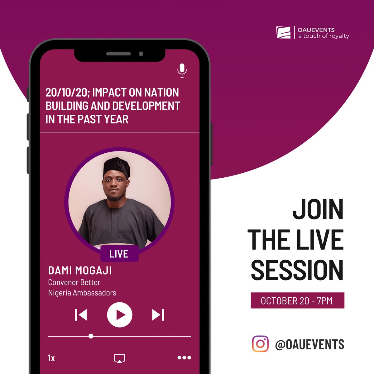 As we remember our heroes who fell on the 20th of October, 2020, we'd love to discuss the impact this has had on our progress as youths, and as a nation, and what the future holds for us.