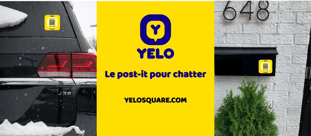 Yelosquare's tweet image. Le post-it pour chatter via nos propriétés #QRcode #montreal #yelosquare #social yelosquare.com