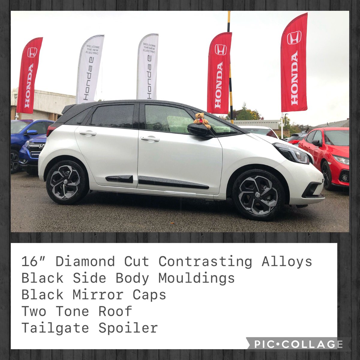 EmmaCooper2021's tweet photo. @Honda_UK just delivered our Exciting and Dynamic looking #Honda #Jazz #Hybrid #EX #Style and even in the rain 🌧 it looks very striking 🤩

Honda Ted was very impressed also!

📞 Call 01423 880077 for a closer look at this new Specification Jazz 🤩 https://t.co/6Qde0DKKOs