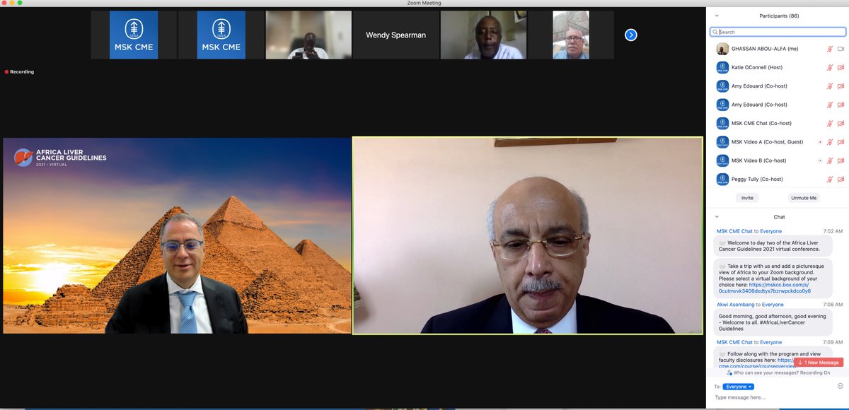Great start of Day 2 of #AfricaLiverGuidelines live from @sloan_kettering <a href="/MSKCME/">MSK CME</a> with <a href="/GABOUALFA/">Ghassan Abou-Alfa</a> <a href="/AshrafOmar_3058/">Ashraf Omar</a> . Please join us!