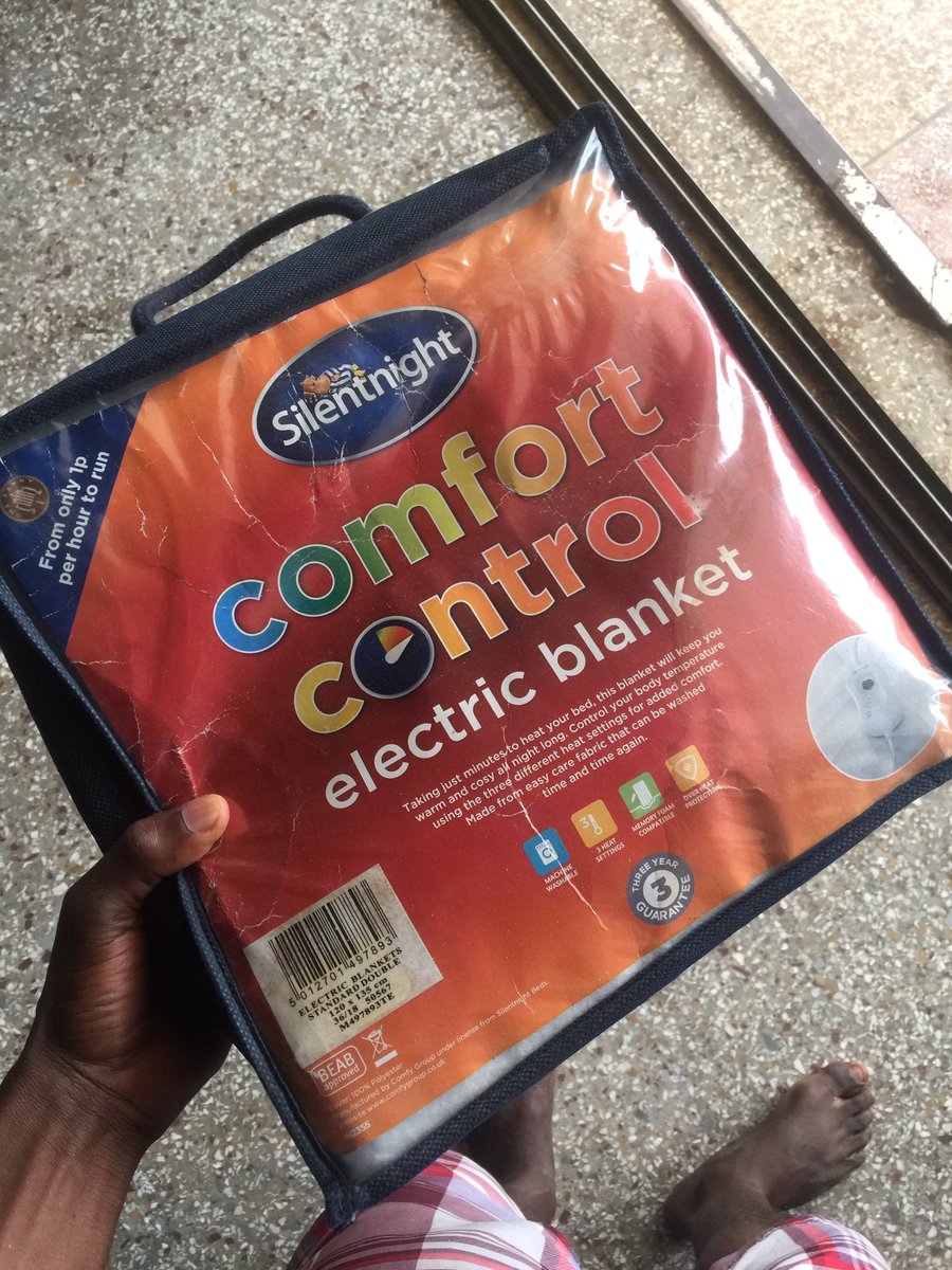 SethTweneboahK1's tweet photo. Just take minutes to heat your bed, this electric blanket will keep you warm and cosy all night long. Get yours at your doorstep @BO81_enterprise
#ControlYourBodyTemperature https://t.co/Prh96JmuxC