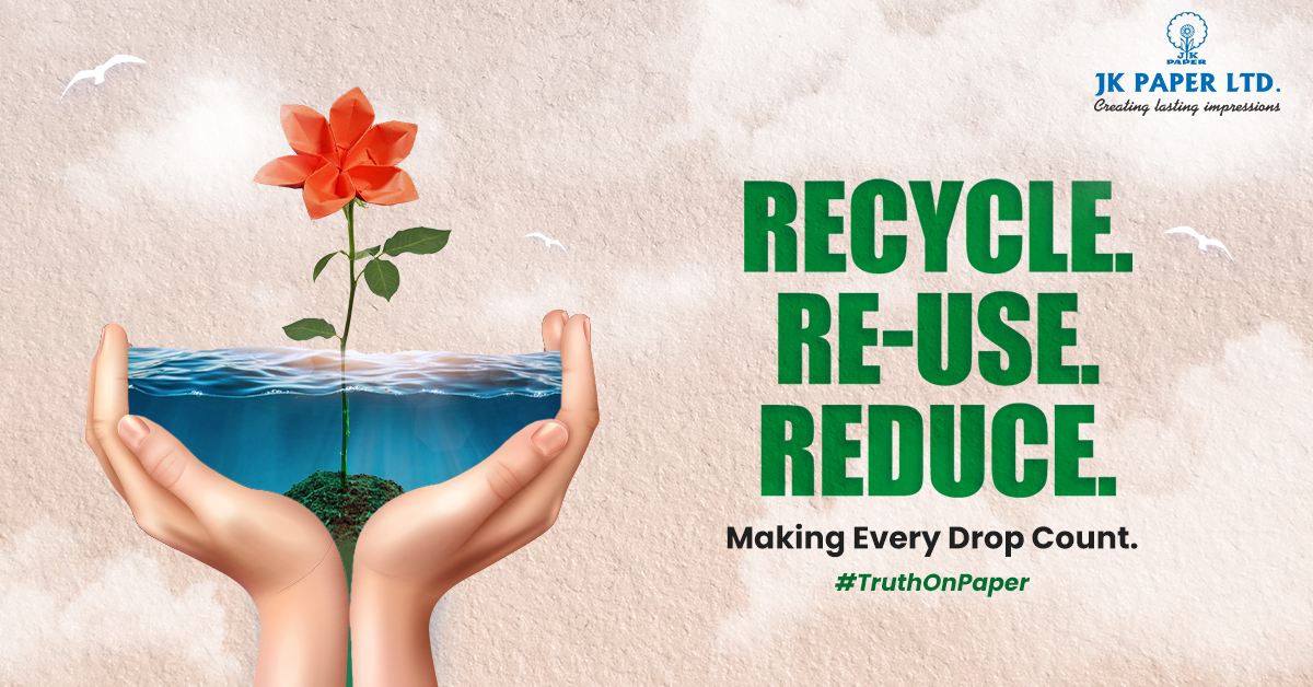 JKPaperIndia's tweet photo. In the recent years, we have recycled, re-used and minimised waste-water discharge which has led to a significant reduction in fresh water consumption and industrial waste per metric ton of paper.
#JKPaper #TruthOnPaper https://t.co/noxYWBRAgo