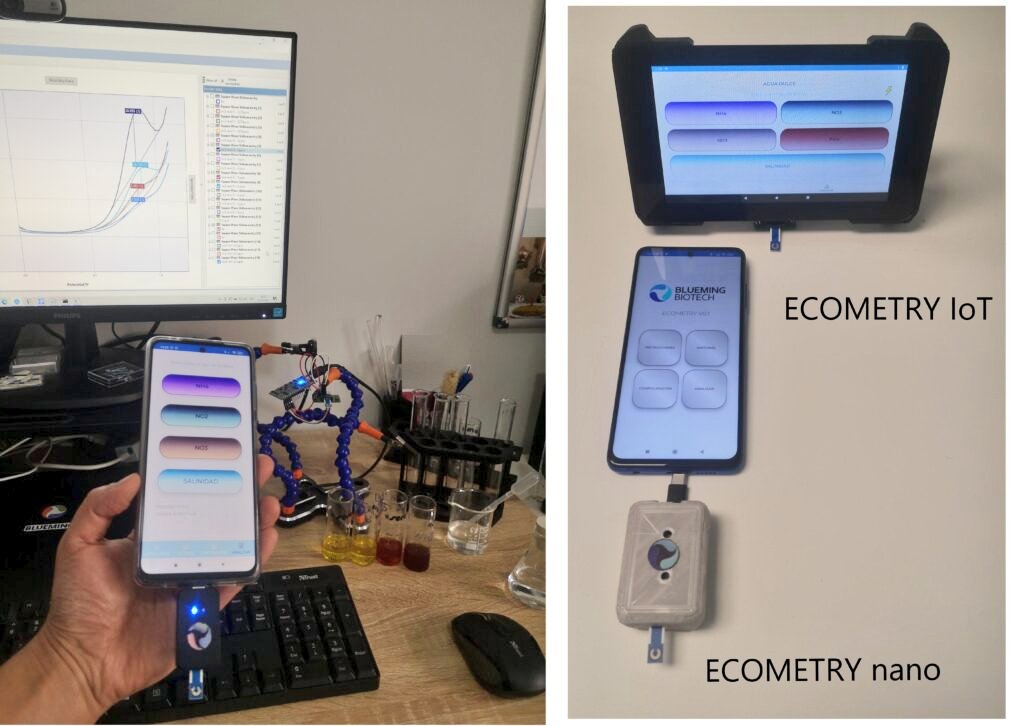 CEEICT's tweet photo. "Un laboratorio en la palma de la mano" 🔬

El emprendedor Rafa Herena, ubicado en nuestra incubadora tecnológica @Ceeict y participante en $TARTUPS | Smart Capital sigue trabajando en su proyecto 'Ecometry' un novedoso analizador digital para la medición de nutrientes en agua💧 https://t.co/Id93fCs7TT