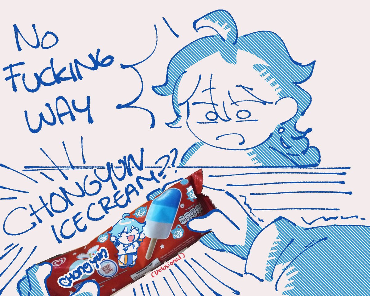 I saw Cy icepop and then proceeded to make a beeline to the register 