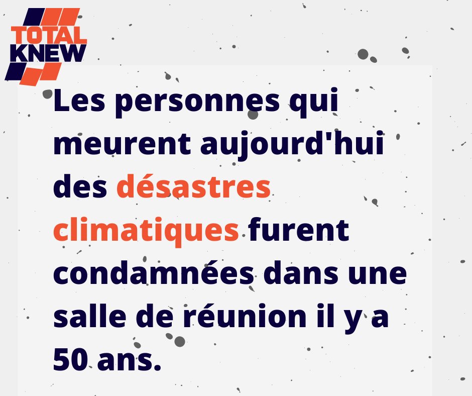 attac_fr's tweet image. L&apos;appareil d’État savait. En 1968, un colloque de la #Datar (avec le PDG d&apos;Elf et hauts fonctionnaires) discute de &quot;l’augmentation du taux de gaz carbonique dans l’atmosphère&quot; qui pourrait générer une &quot;modification globale du climat terrestre&quot;.
Surprise, rien n&apos;a été fait !
