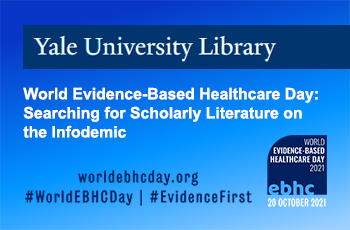 World EBHC Day (@worldebhcday) on Twitter photo Take a look at the events line up for #WorldEBHCDay on 20 October!
On offer are a host of informative webinars, such as: ‘Searching for Scholarly Literature on the Infodemic’ by <a href="/yalelibrary/">Yale University Library</a>.
Go to worldebhcday.org/events. Take a look at the events line up for #WorldEBHCDay on 20 October!
On offer are a host of informative webinars, such as: ‘Searching for Scholarly Literature on the Infodemic’ by <a href="/yalelibrary/">Yale University Library</a>.
Go to worldebhcday.org/events.
