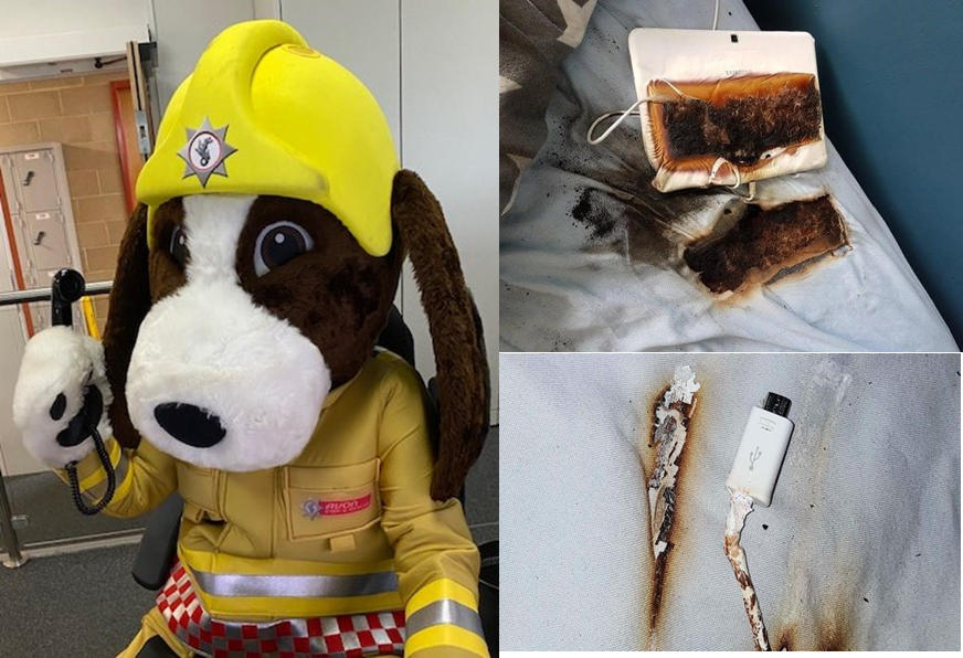 afrscyp's tweet photo. Fido wants to make sure you know the dangers of charging electronic devices on a bed, and devices left changing unattended at night. Please be safe:  
✅charge them in a suitable place 
☀️charge them during the day
#ShareToBeSafe https://t.co/g7olkp8HlT