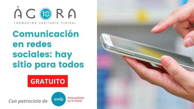 anefp_org's tweet photo. 📅 #Agenda Mañana organizamos, en colaboración con @agorasanitaria, el webinar dirigido a farmacéuticos: “Comunicación en RRSS: hay sitio para todos”
 
⏰ La inscripción es gratuita. ¡Te esperamos de 14:00 a 16:30 h! https://t.co/BZre4Q6Ph3 https://t.co/aTbf2weUHc