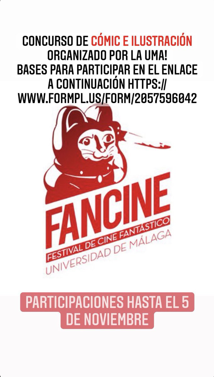 valledelazahar's tweet photo. Concurso de cómic e ilustración organizado por la UMA! https://t.co/jswoATVutm