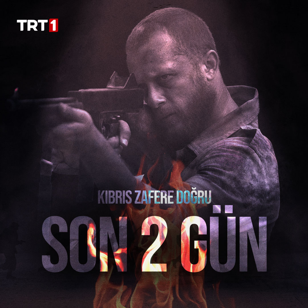KibrisDizisiTRT's tweet photo. Hak ve adalet için savaşmaktan korkmayan yüzlerce mücahit…
Bu direnişe tanık olmaya son 2 gün 🔥

#KıbrısZafereDoğru Cuma 20.00’de @trt1’de! https://t.co/MycTcg4Wcw