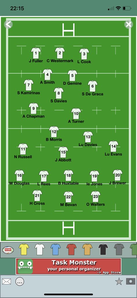 Our SSRU white squad for the visit of <a href="/NeathU15/">Neath Schools Rugby u16’s</a>. 

KO 7.00PM in <a href="/DunvantRFC/">Dunvant Rugby Club</a>