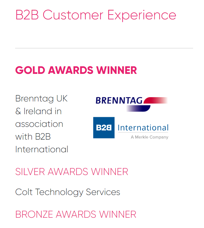Colt_Technology's tweet photo. We win together 🏆 We're proud to have been awarded the Silver Award for the best B2B customer experience at the UK Customer Experience Awards 2021👏 https://t.co/fXtFI2j3TQ https://t.co/0CH9T0gmRK