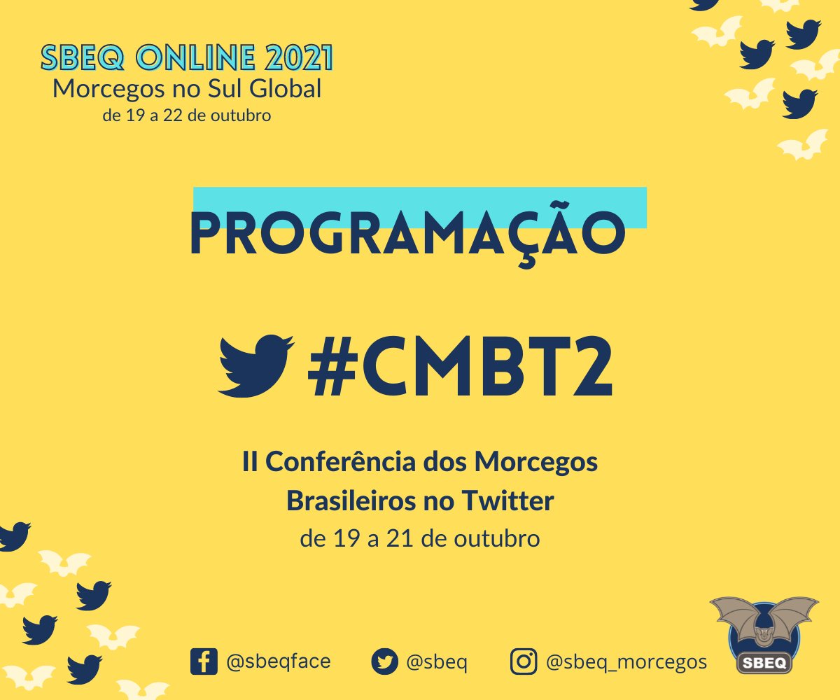 sbeq's tweet photo. Daqui a pouquinho (10h) começaremos o 2° dia da nossa II Conferência no Twitter #CMBT2

Não perca!

Hoje vamos falar de Eco de Comunidades, Taxonomia e Divulgação!

@Ana__Martins  
@Ferreira_MF2  
@DiegoAEM  
@Abellhinha34  

#cmbt2 #sbeq https://t.co/ZdlbvK5s6A