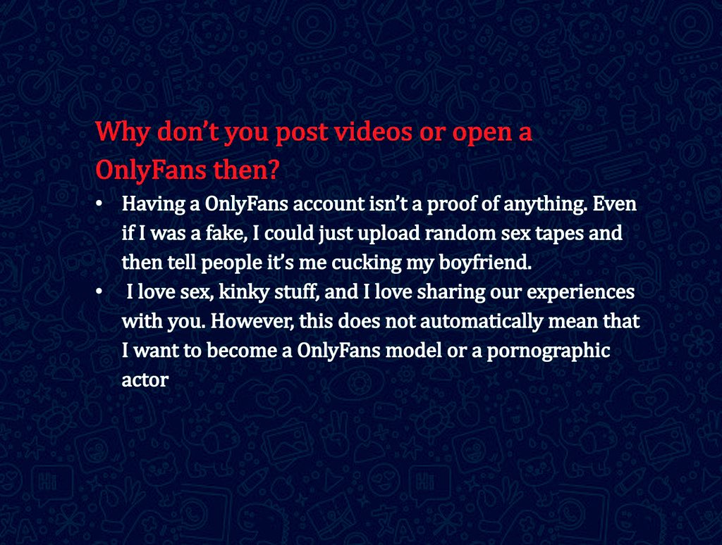 Onlyfans have an does my account boyfriend Interview with