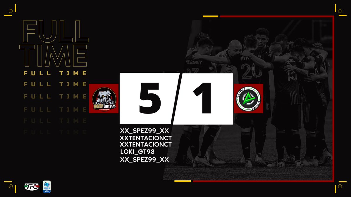 ⏳Full Time⌛️

⚫️🔴#OneTeamOneDream #GoUTD #ForzaMDF #DaiCheLoFacciamo #MalatiDiFifa