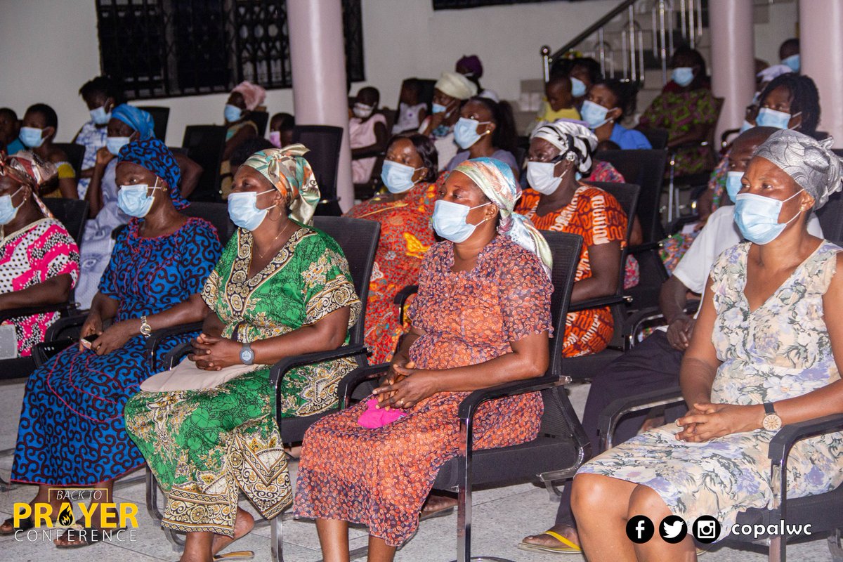 copalwc's tweet photo. Day 2 of BACK TO PRAYER CONFERENCE was acoompanied with powerful prayer sessions led by Aps. Emmanuel Agyei Kwafo; the Coordinator of the COP Home and Urban Missions Ministry.
Here are some Scenes from the service.
#TheCentreofRevival
#BackToPrayer
#PossessingTheNations https://t.co/o3pg2DuO3c