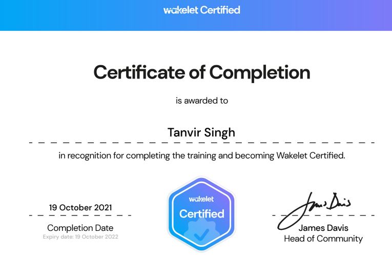Woo!! 🥳  I completed the course and I'm officially Wakelet Certified! 🎉
You can become certified too: wakelet.com/@wakeletcertif…
  <a href="/kyteijas/">Teijas</a> <a href="/JBDbiz/">James (Wakelet) 🔜 ISTE</a> <a href="/J4jammy/">Jamil Khalil</a> @Flipgrid <a href="/MicrosoftEDU/">Microsoft Education</a> <a href="/amit_nfu/">Amit Mehta</a>