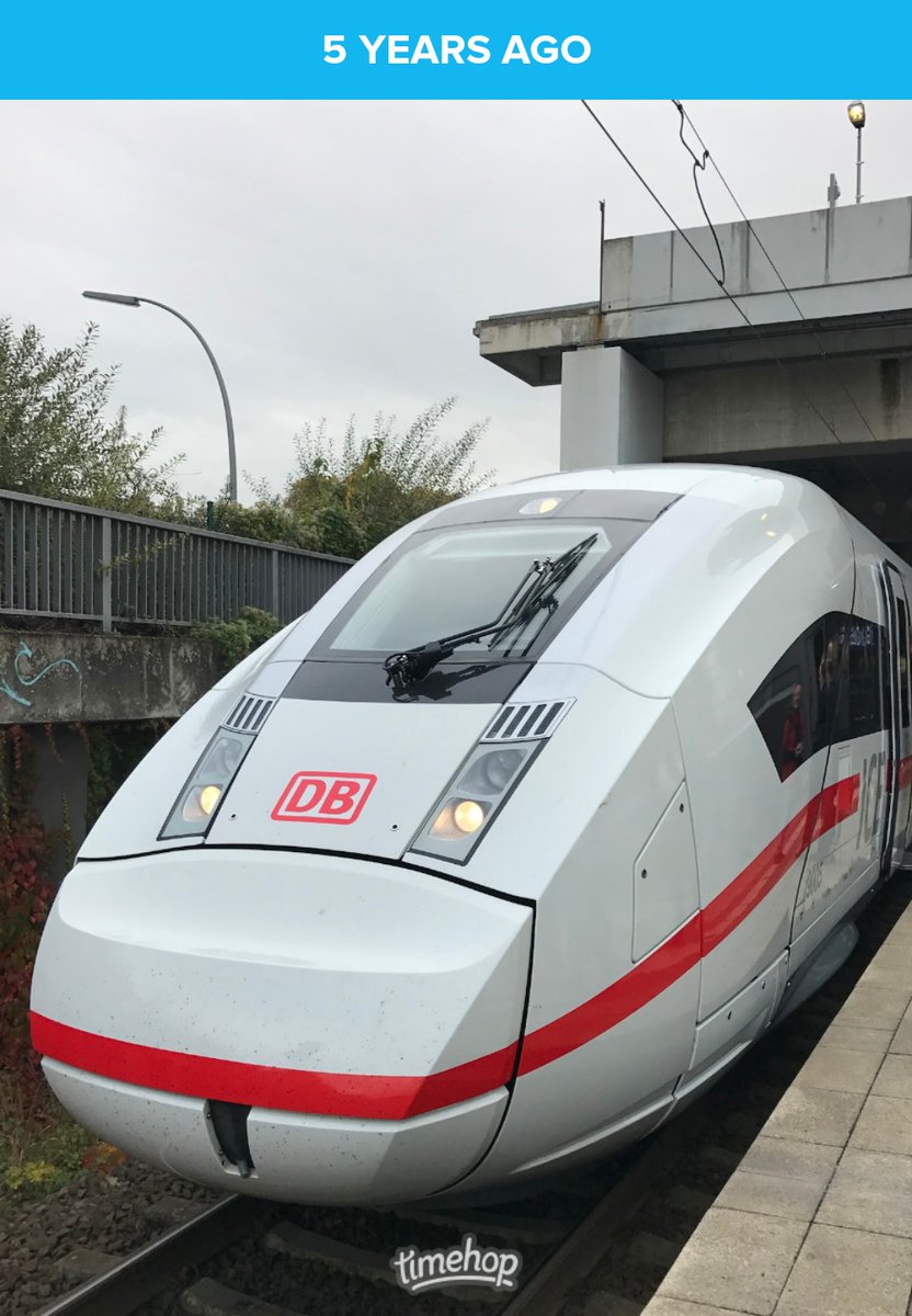 travellerblog's tweet photo. Heute vor 5 Jahren durfte ich den ICE4 vorab sehen beim #dbme16. Bin gespannt, was es dieses Jahr so neues beim #dbme21 gibt im November. Ein erster Einblick in die nächste Generation der Hochgeschwindigkeitszüge ist angekündigt... https://t.co/eYYbwAn6h6
