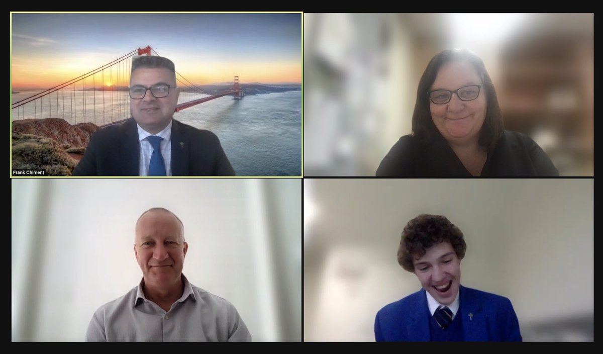 Student voice is always an important feature at our College. A fine example was our new College Captain taking part in a selection panel for the recruitment of our inaugural Dean of Knowledge Management and Analytics today. 
<a href="/gregwhitby/">Greg Whitby AM. KSG.</a> <a href="/maura23bp/">Maura Manning</a> <a href="/christineahowe/">Christine Howe</a> <a href="/speedyspeedy/">Mark Rix</a>