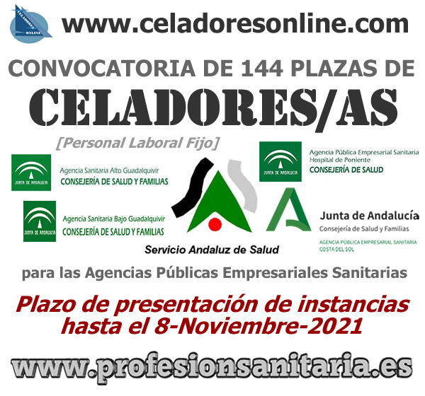 Convocatoria de 144 plazas de CELADORES de las Agencias Públicas Empresariales Sanitarias de la Junta de Andalucía... FCIBcXIXIAIOHKx?format=jpg&name=small