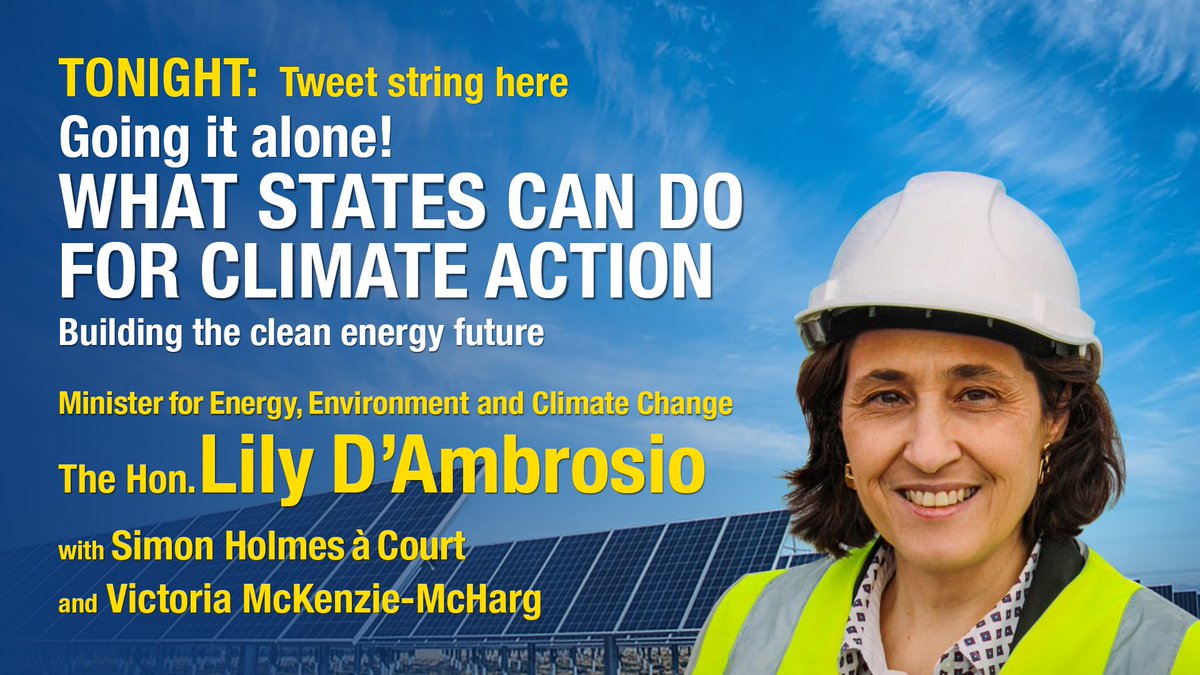 LiteFootPrints's tweet photo. The Joyce/Morrison government is cracking on with approving new coal and gas. Any 2050 is just 'blah, blah, blah'. Meanwhile Victoria is beginning the transition.
RSVP for @LilyDAmbrosioMP, @simonahac, @VictoriaMcKMcH tonight at 7.30: https://t.co/j3b2TyzvCj #auspol #TweetString https://t.co/WwngkaVvra