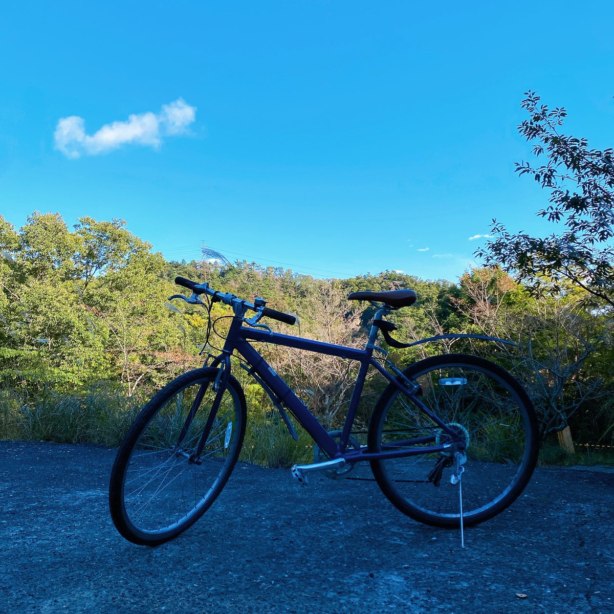 天気が良かったので2年動かしてなかった自転車をノーメンテで乗ってみた😇