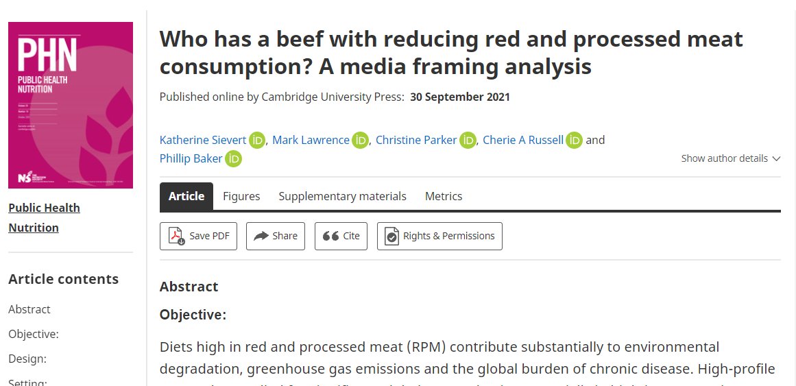 Kate Sievert (@katesievert.bsky.social) (@kesievert) on Twitter photo Is meat reduction part of the vegan agenda? Are all types of meat production problematic? Are novel proteins the 'big' solution?
My new paper explores how the narrative of meat reduction is framed in the media. Hint? It's oversimplified + polarising!🌗But the bigger q is why? Is meat reduction part of the vegan agenda? Are all types of meat production problematic? Are novel proteins the 'big' solution?
My new paper explores how the narrative of meat reduction is framed in the media. Hint? It's oversimplified + polarising!🌗But the bigger q is why?