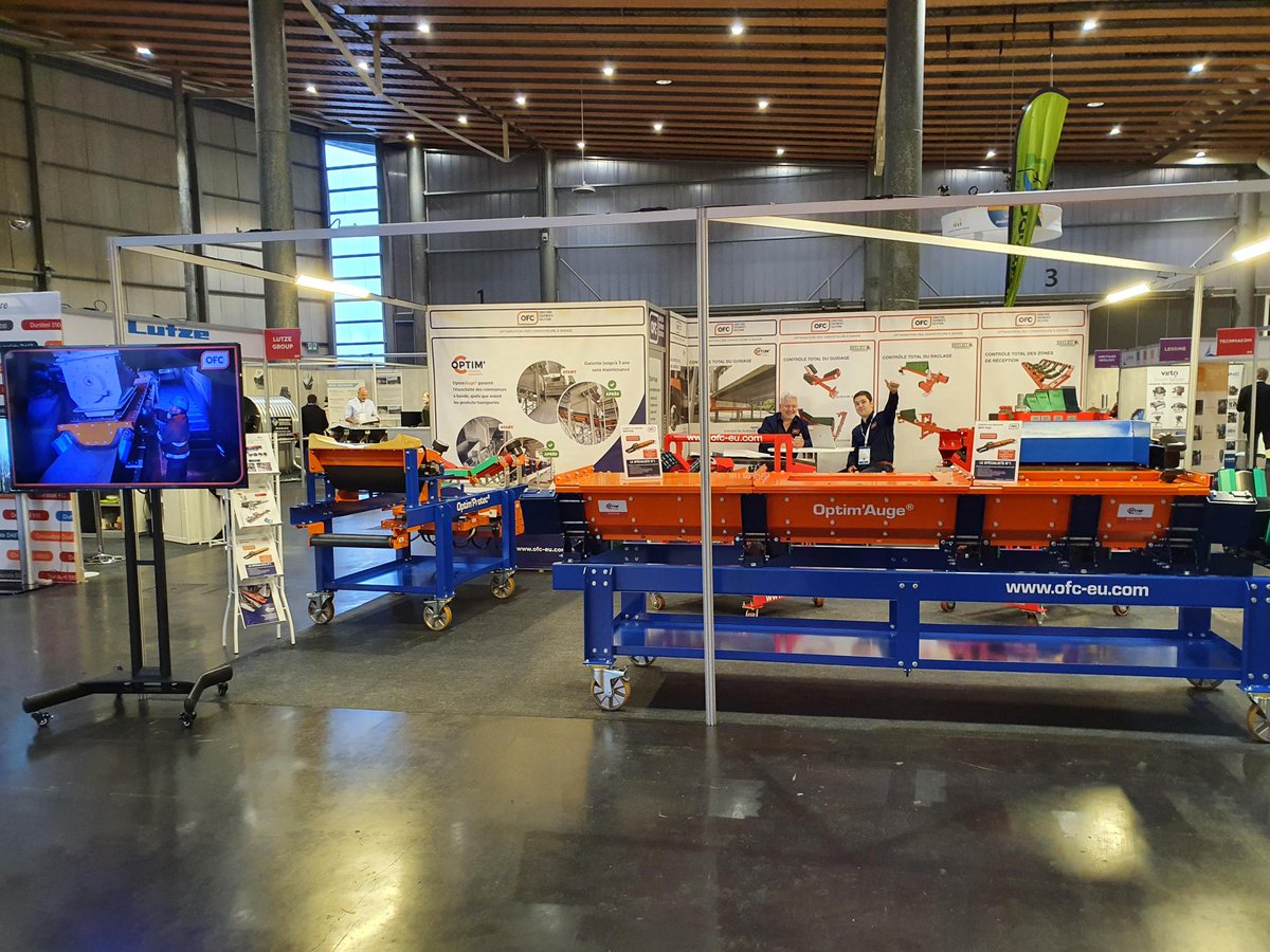 OptimConveyors's tweet photo. Bienvenue sur notre stand E21 à La #SIM2021 à Lille
#confinement #convoyage #centrage #safety https://t.co/lDA6RfY5hS