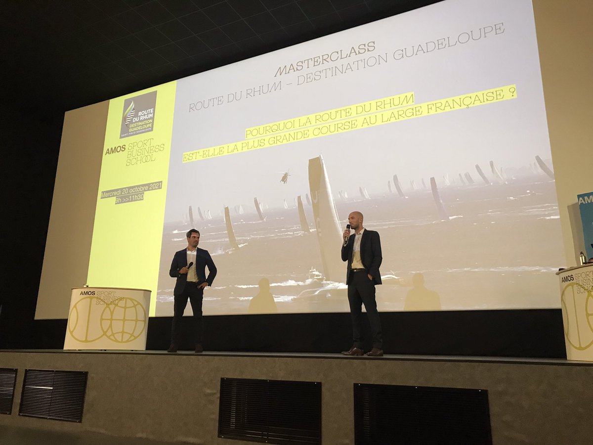 C’est parti pour notre 1ère Masterclass de l’année ! Nous accueillons Joseph Bizard, directeur général d’OC Sport Pen Duick, organisateur de la @routedurhum ⛵️