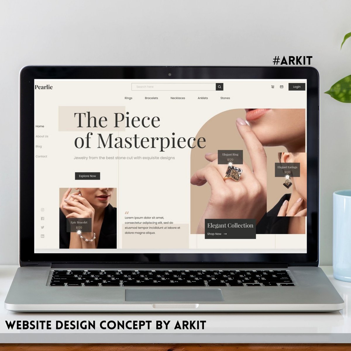 arkitglobal's tweet photo. A simple yet beautiful website which is equally functional is one the most important elements that dictates your jewelry businesses online success.

Which is why today we bring to you this elegant website design concept for a jewelry company. 

#webdesign #webdesigner #ecommerce https://t.co/9X0vdOwsvc