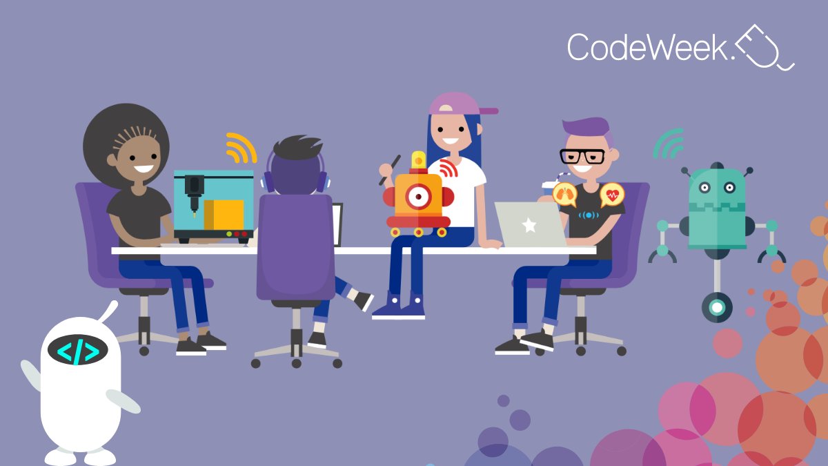 CodeWeekEU's tweet image. EU Code Week 2021 ends tomorrow 😰
Don’t be sad because you can still organize, register and join activities until the end of 2021.
Let’s keep it going! 👏💚