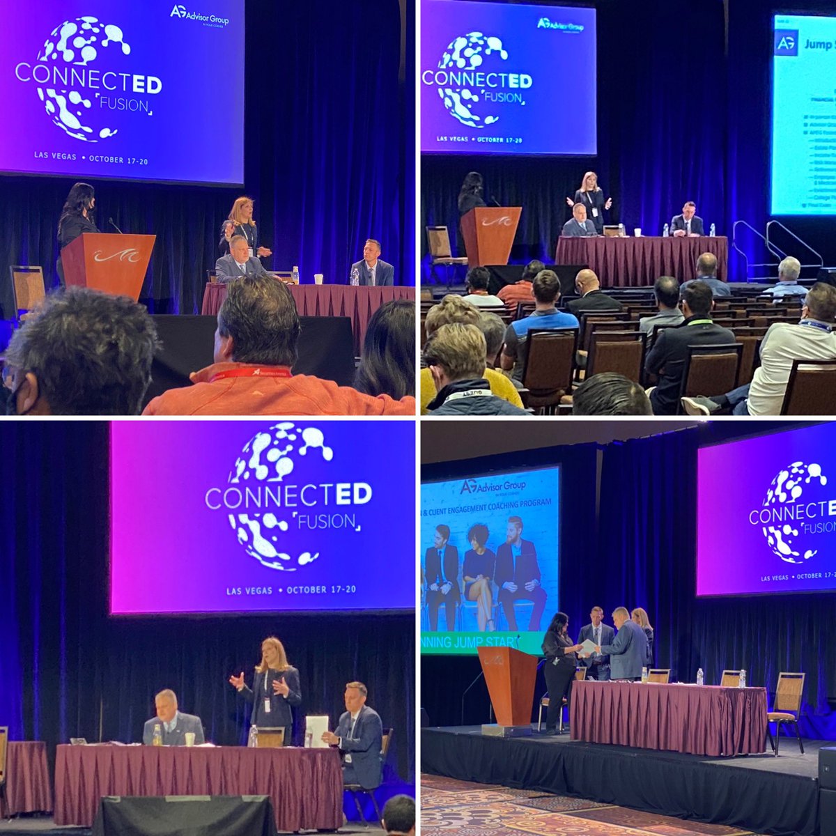 APEG_inc's tweet photo. Great job Ruth and Jeff!  Advisors be sure to talk  to @AdvisorGroupBDs at #connectedfusion2021 regarding the #jumpstart program. Great for advisors looking to expand their knowledge and grow their practice through training and learning!😃 #fusion2021 https://t.co/GoUEmIHa4H