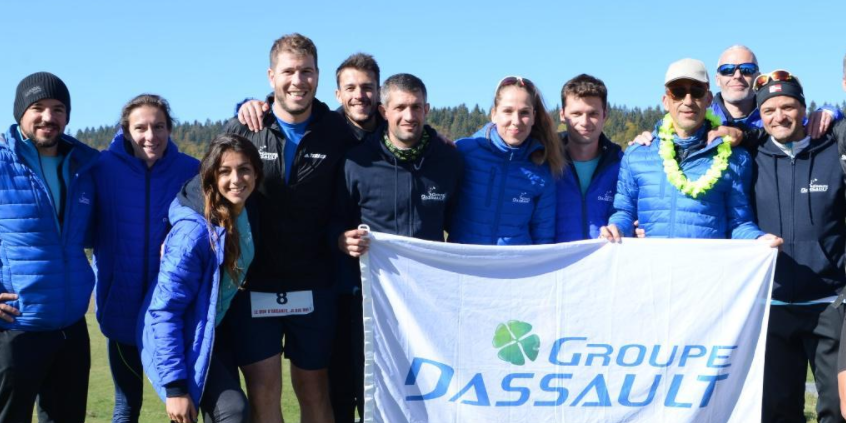 DassaultFalcon's tweet photo. Another 700km @LaCourseduCoeur (Race of the Heart). Great race. Great cause, organ donation awareness. Kudos to our friends @CdC_Dassault for a #1 finish. https://t.co/bq7pHXrqvy