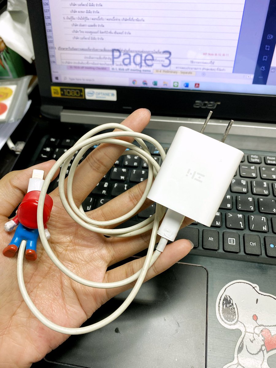 ddearwsn's tweet photo. Fast charge ของ Zmi โคตรดีเลยยย นี่ใช้ IPhone 11 ธรรมดา เลยไม่ได้แถม fast charge ของ Apple มาเห็นรีวิว Zmi เยอะมากก เลยต้องจัด นี่ใช้มาหลายเดือนแล้ว ชาร์จไวจริง หัว 20w เลย เราซื้อมาตอนโปร shopee ได้มา 399 เองง ใช้คุ้มอ่ะบอกเลย https://t.co/wyF8NpOUZ7