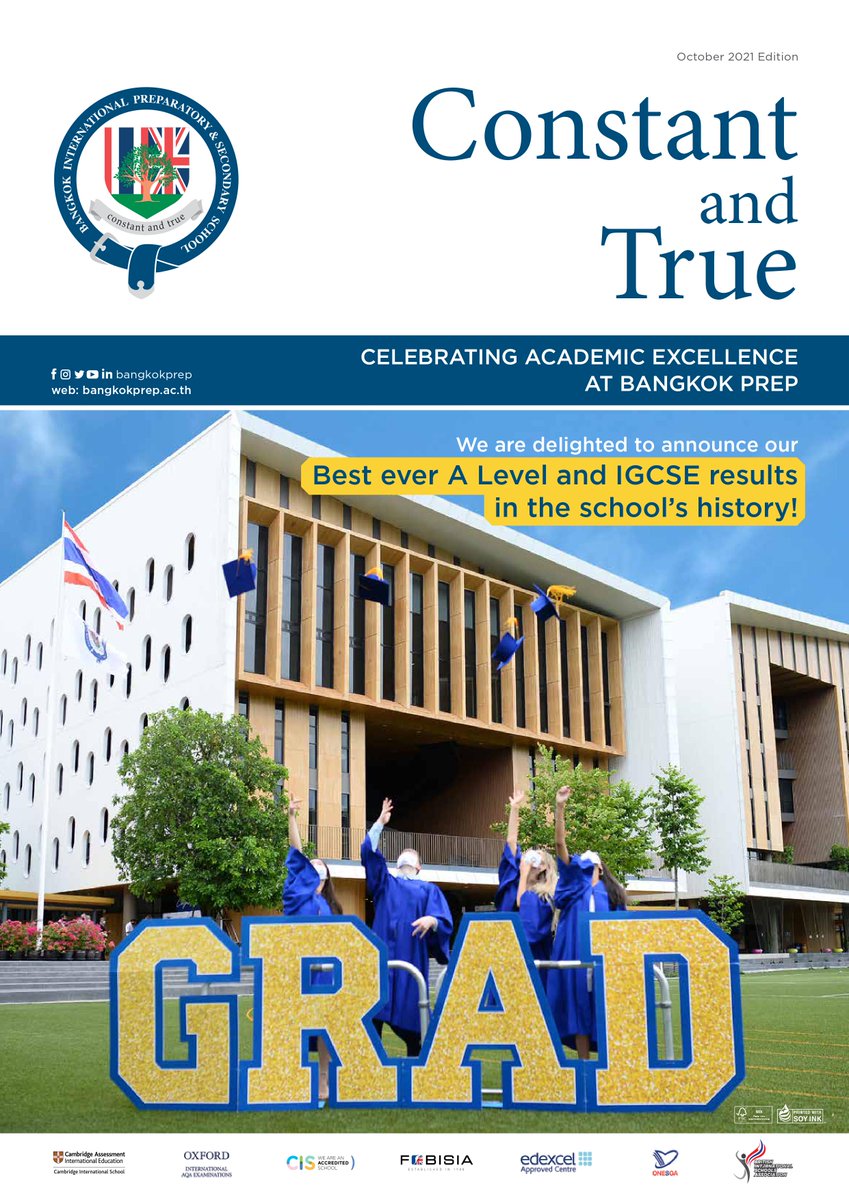 bangkok_prep's tweet photo. The latest edition of Bangkok Prep’s annual academic achievement publication ‘Constant and True’ is out now and can be viewed/downloaded here: https://t.co/RY4ce0UVRl
#BangkokPrep #PREParingForLife #ConstantandTrue https://t.co/eqpwRMEnRs