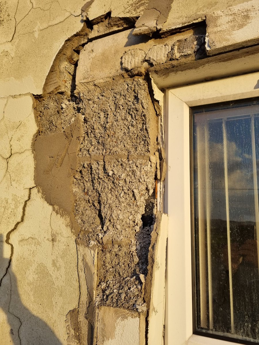 SunnyMalinHead's tweet photo. Just another piece gone this morning from our #mica home. Will these properties make it through the winter?? @PaddyDiver4 @micaactiongroup @MicaRedress #micaredress #100percentredress @McHughJoeTD @McConalogue https://t.co/eDCflLfnvE